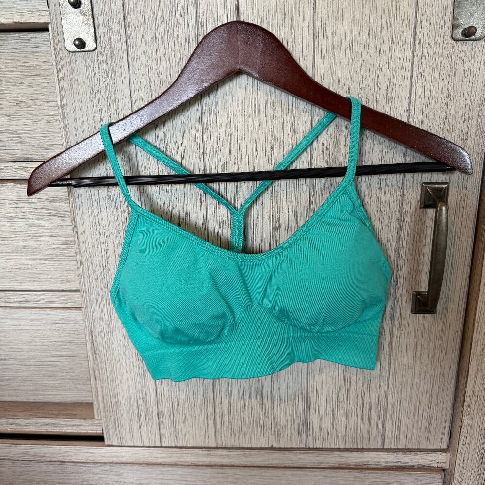 Gymshark Sweat Seamless Sports Bra Paradise Blue - Used